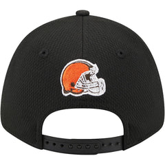 Cleveland Browns New Era Top Visor 9FORTY Adjustable Hat - Black on sale