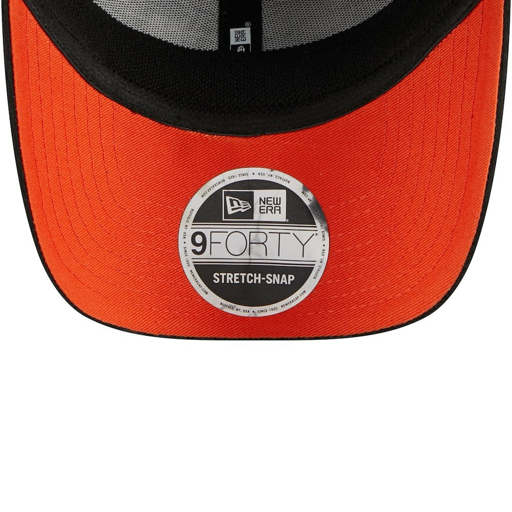 Cleveland Browns New Era Top Visor 9FORTY Adjustable Hat - Black on sale