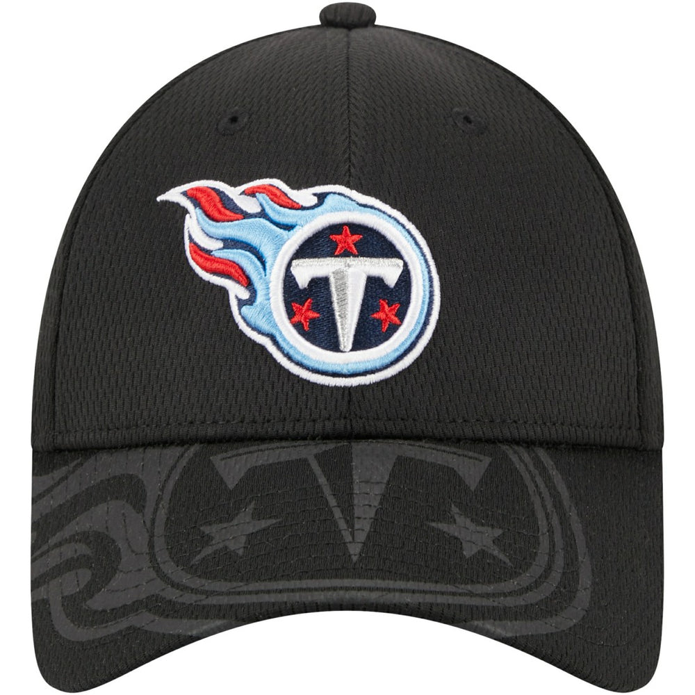 Tennessee Titans New Era Top Visor 9FORTY Adjustable Hat - Black on sale