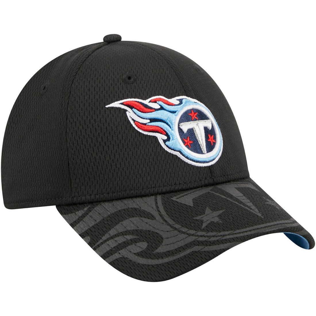 Tennessee Titans New Era Top Visor 9FORTY Adjustable Hat - Black on sale