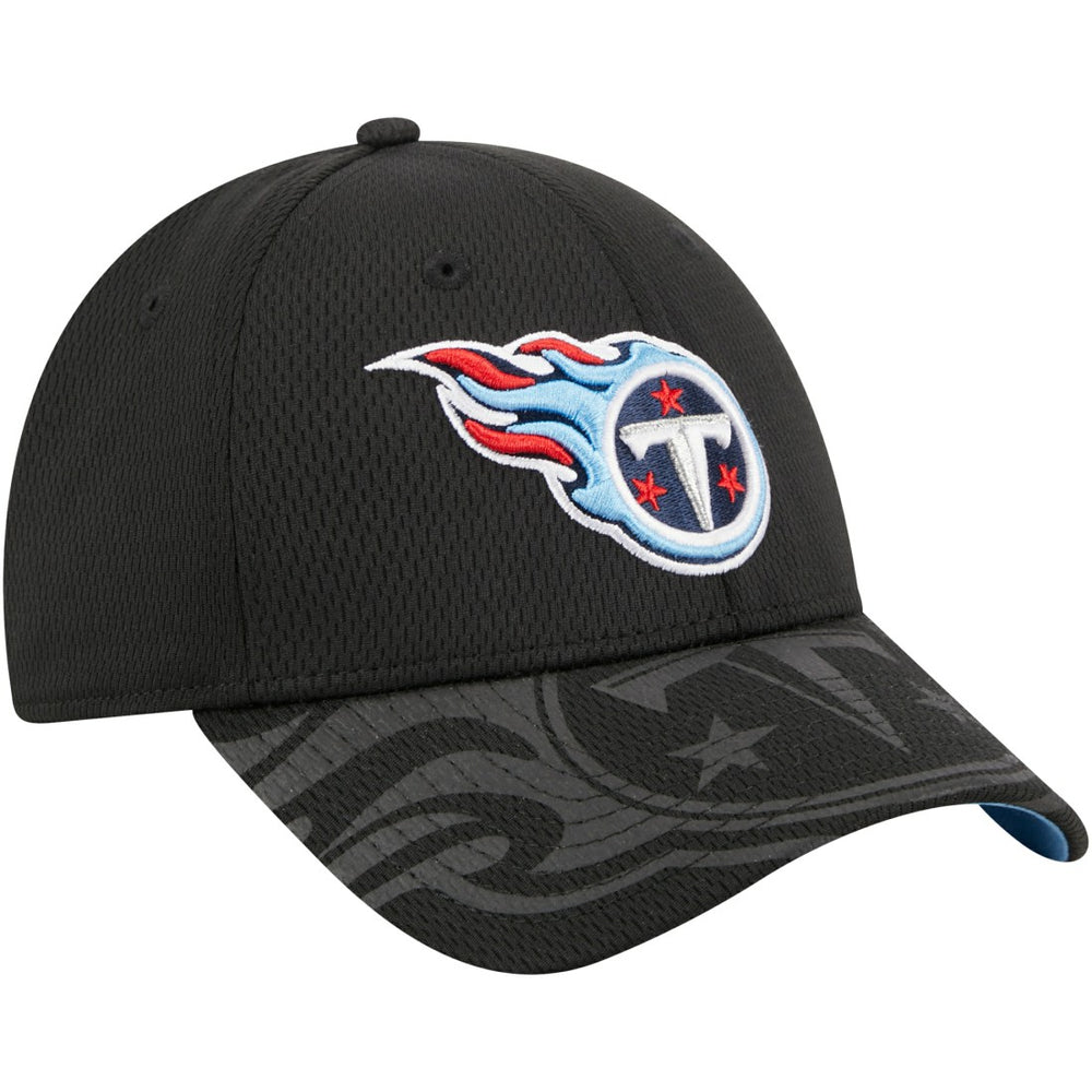 Tennessee Titans New Era Top Visor 9FORTY Adjustable Hat - Black on sale