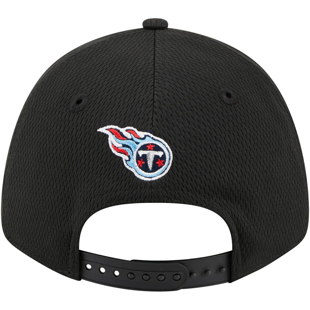 Tennessee Titans New Era Top Visor 9FORTY Adjustable Hat - Black on sale