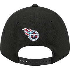 Tennessee Titans New Era Top Visor 9FORTY Adjustable Hat - Black on sale
