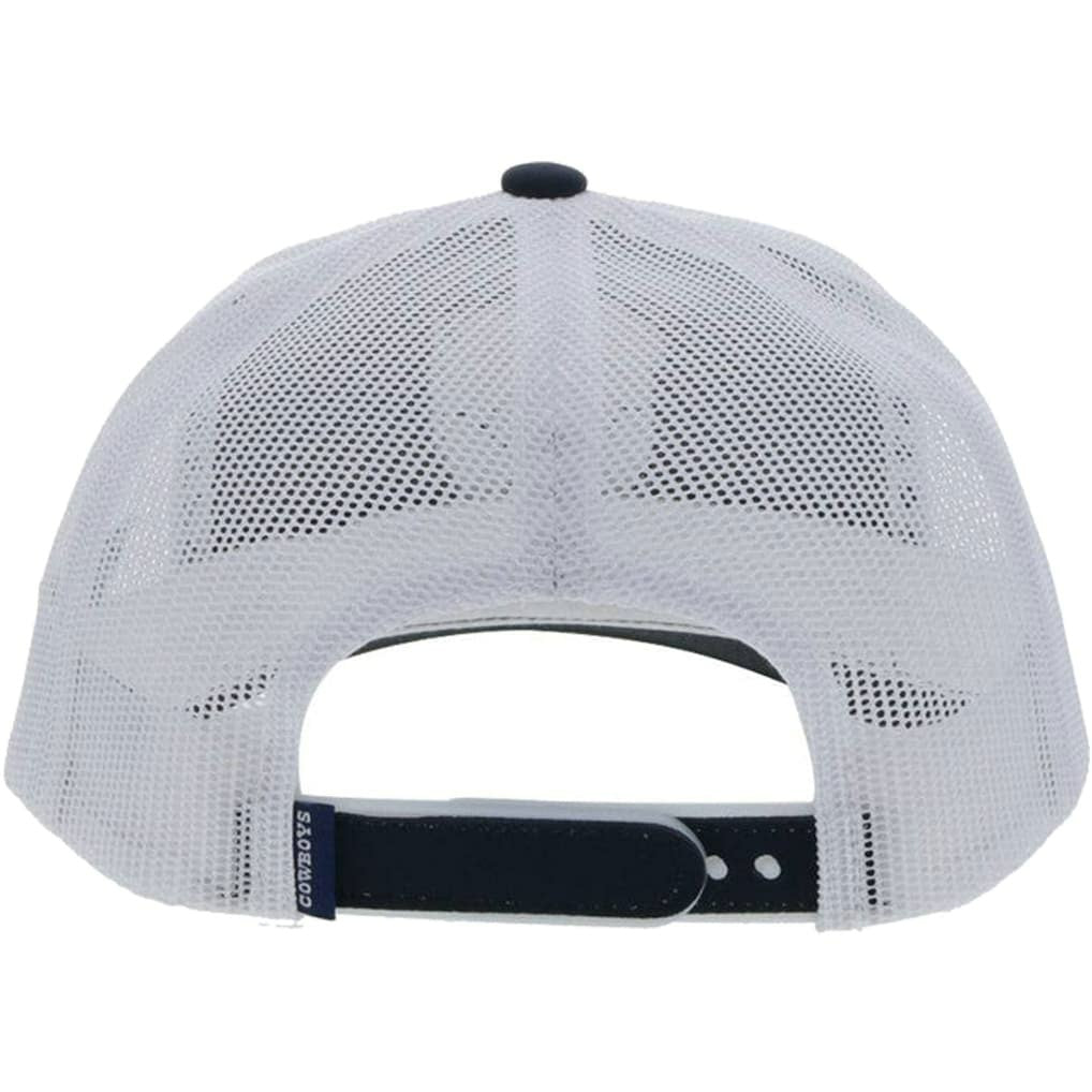 Dallas Cowboys HOOey Rope Flag Trucker Adjustable Hat - Navy/White sale