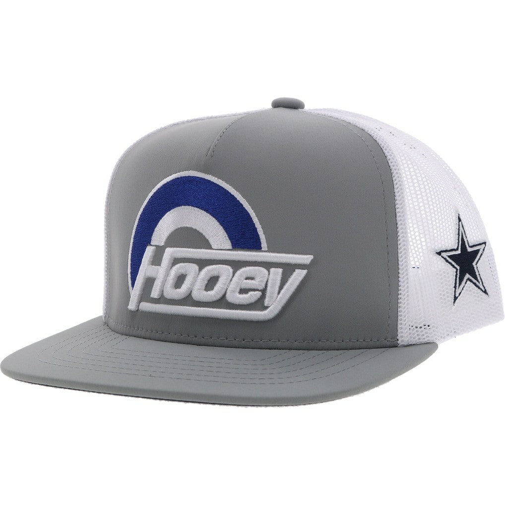 Dallas Cowboys HOOey Youth Logo Trucker Snapback Hat - Silver/White on sale