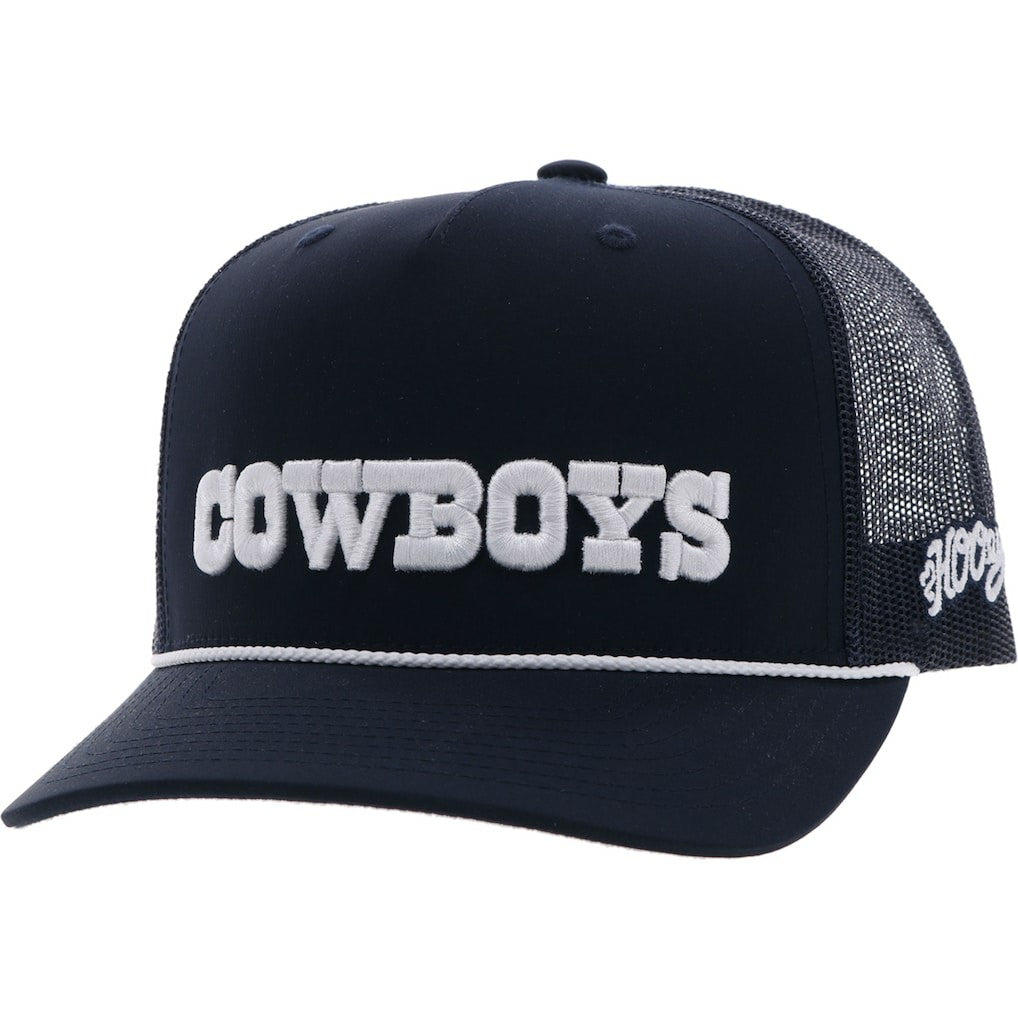 Dallas Cowboys HOOey Wordmark Rope Trucker Adjustable Hat - Navy discount