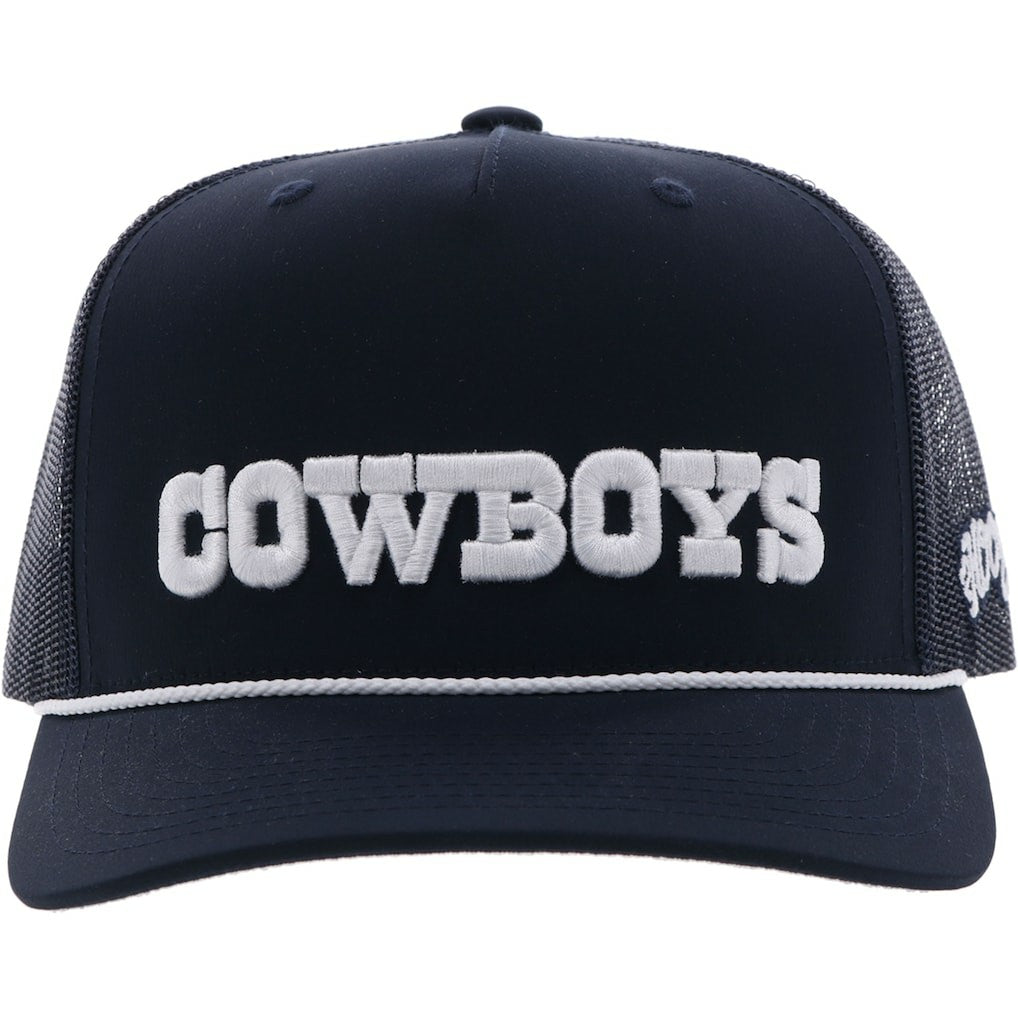 Dallas Cowboys HOOey Wordmark Rope Trucker Adjustable Hat - Navy discount