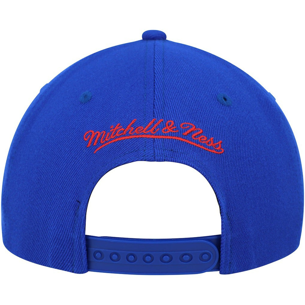 Philadelphia 76ers MVP Team Two-Tone 2.0 Stretch-Snapback Hat - Royal/Red | Mitchell & Ness outlet