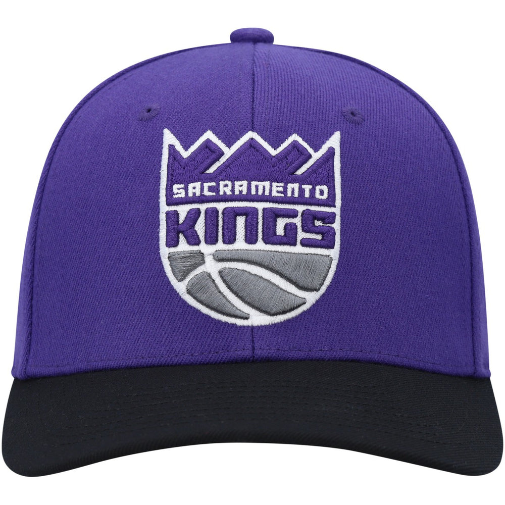 Sacramento Kings MVP Team Two-Tone 2.0 Stretch-Snapback Hat - Purple/Black | Mitchell & Ness for sale