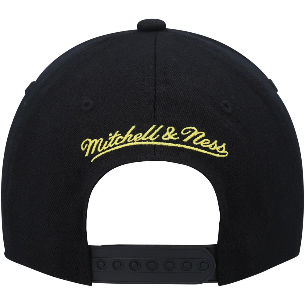 Utah Jazz MVP Team Two-Tone 2.0 Stretch-Snapback Hat - Black/Gold | Mitchell & Ness discount