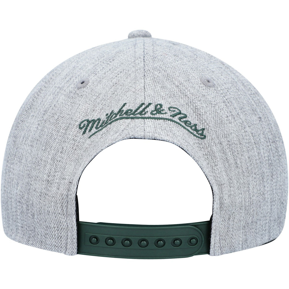 Milwaukee Bucks Hardwood Classics 2.0 Snapback Hat - Heather Gray | Mitchell & Ness cheap