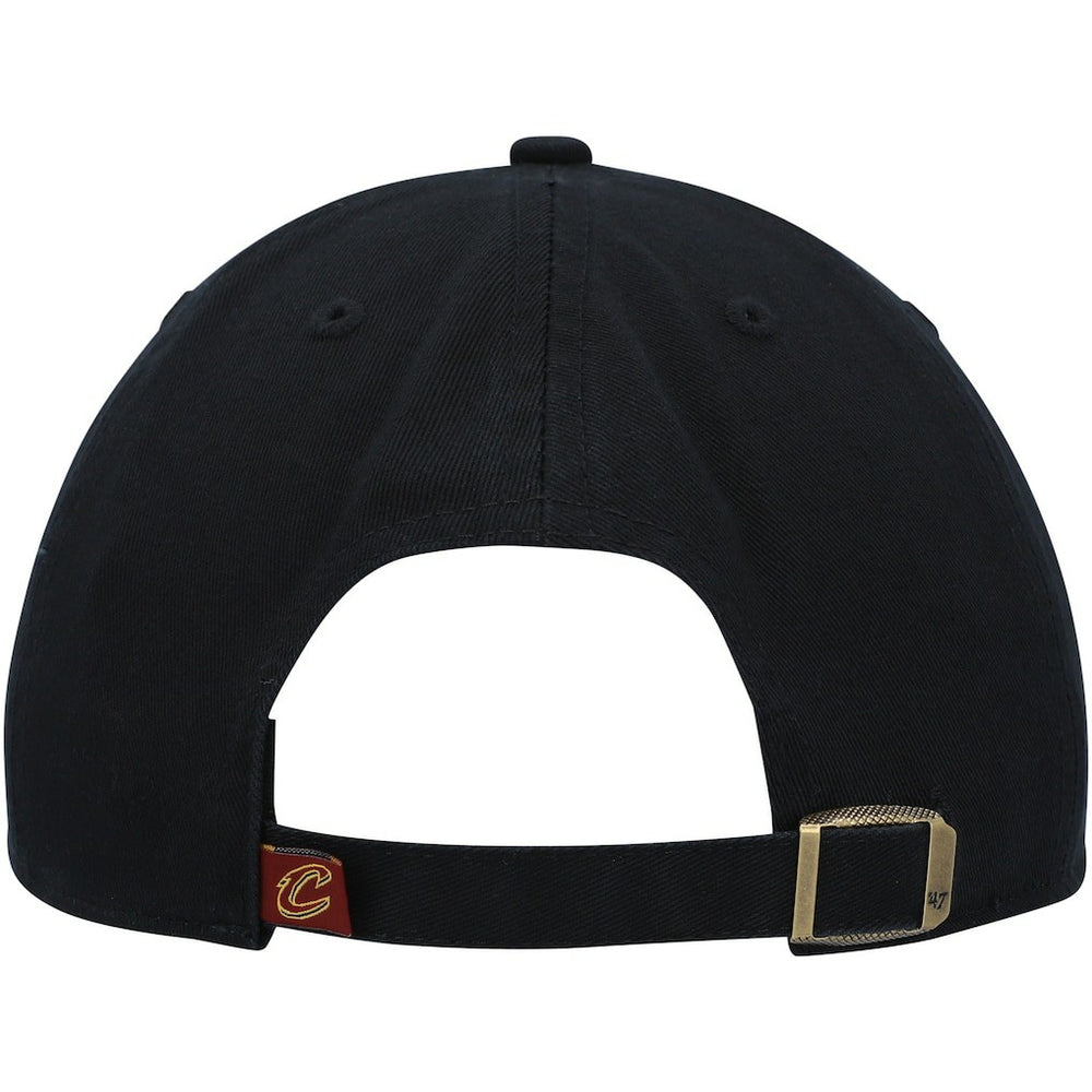 Cleveland Cavaliers '47 Core Logo Clean Up Adjustable Hat sale - Black | 47 brand for sale