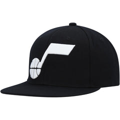 Utah Jazz Ground 2.0 Snapback Hat - Black | Mitchell & Ness for sale