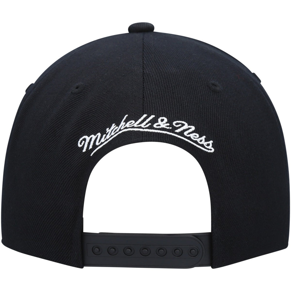 Utah Jazz Hardwood Classics Script 2.0 Snapback Hat - Black | Mitchell & Ness shop