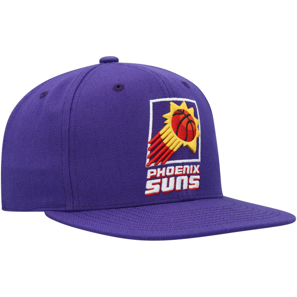 Phoenix Suns Hardwood Classics MVP Team Ground 2.0 Fitted Hat - Purple | Mitchell & Ness outlet
