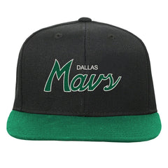 Dallas Mavericks Youth Team Script Snapback Hat sale - Black | Mitchell & Ness on sale