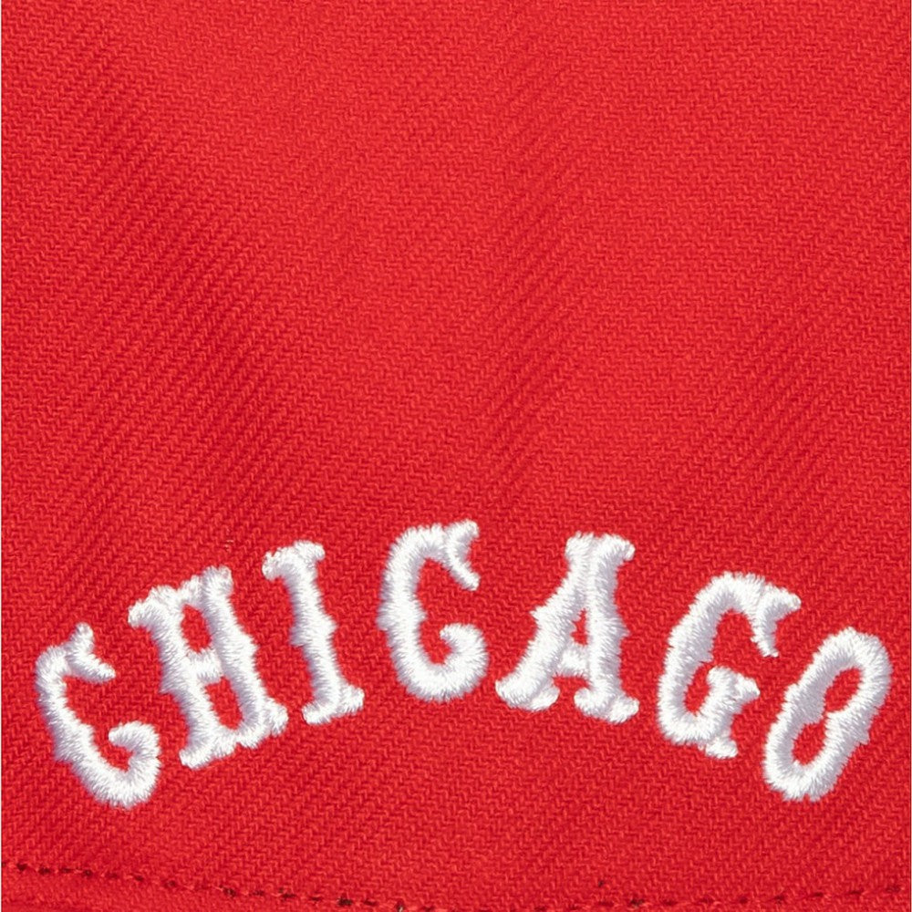 Chicago White Sox Bases Loaded Fitted Hat - Red/ | Mitchell & Ness
