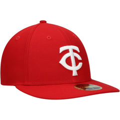Minnesota Twins Low Profile 59FIFTY Fitted Hat - Scarlet | New Era