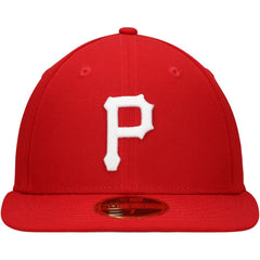 Pittsburgh Pirates Low Profile 59FIFTY Fitted Hat - Scarlet | New Era