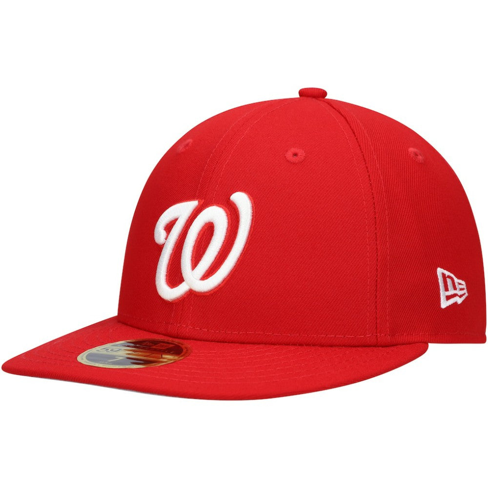 Washington Nationals Low Profile 59FIFTY Fitted Hat - Scarlet | New Era