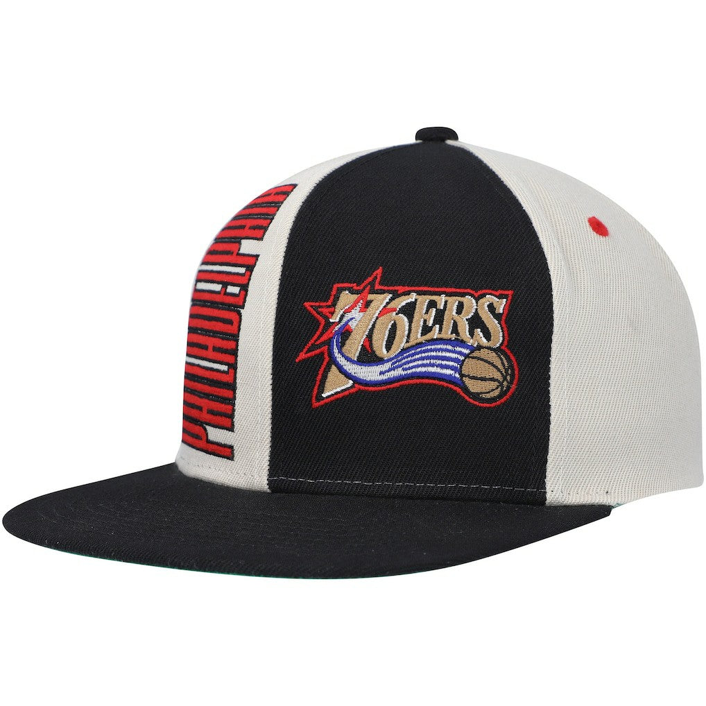 Philadelphia 76ers Hardwood Classics Pop Snapback Hat - Cream | Mitchell & Ness online