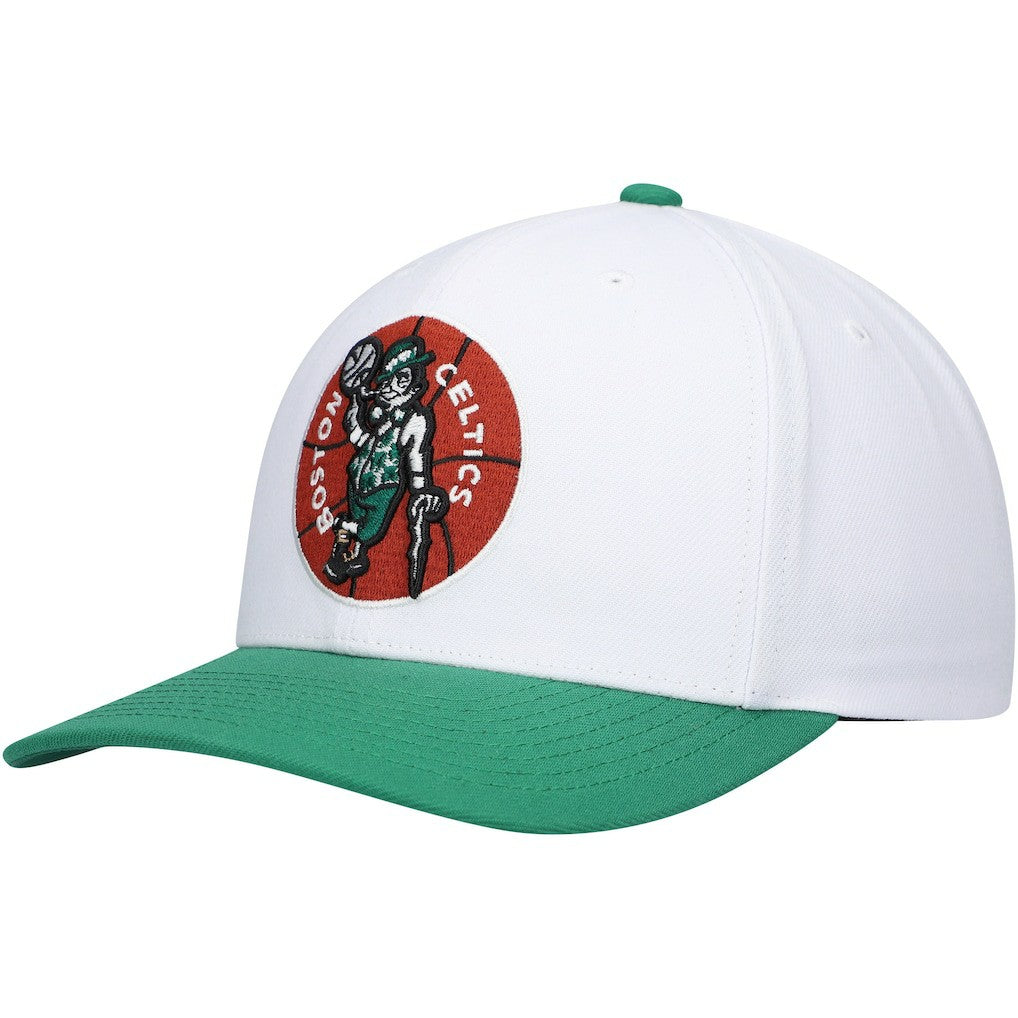 Boston Celtics Hardwood Classics Core 2-Tone 2.0 Pro Snapback Hat - White/Green | Mitchell & Ness shop
