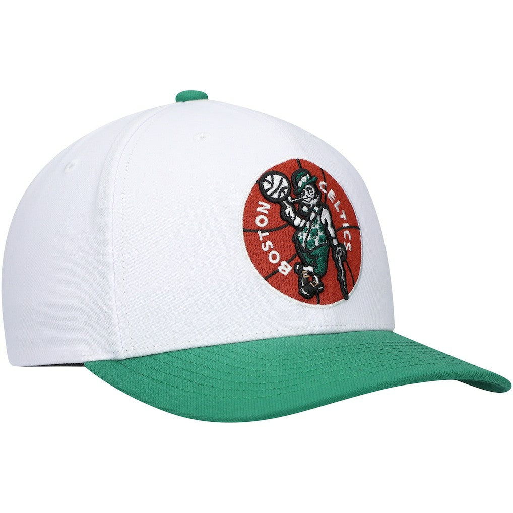Boston Celtics Hardwood Classics Core 2-Tone 2.0 Pro Snapback Hat - White/Green | Mitchell & Ness shop