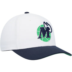 Dallas Mavericks Hardwood Classics Core 2-Tone 2.0 Pro Snapback Hat sale - White/Navy | Mitchell & Ness for sale