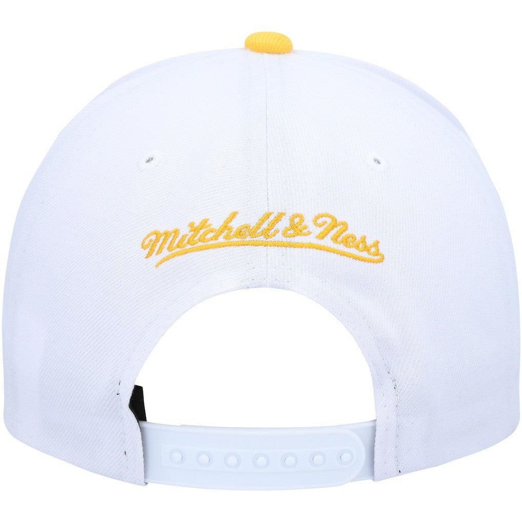Golden State Warriors Hardwood Classics Core 2-Tone 2.0 Pro Snapback Hat sale - White/Gold | Mitchell & Ness shop