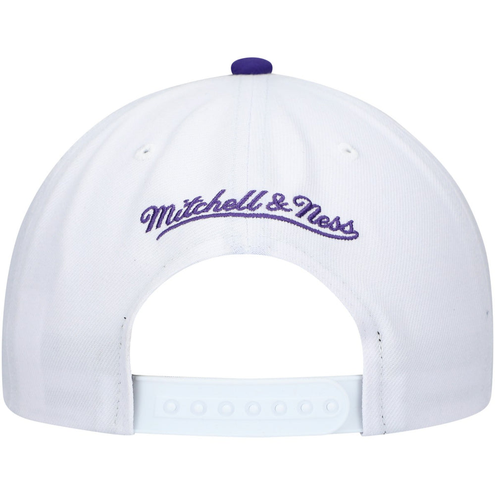 Milwaukee Bucks Hardwood Classics Core 2-Tone 2.0 Pro Snapback Hat - White/Purple | Mitchell & Ness discount