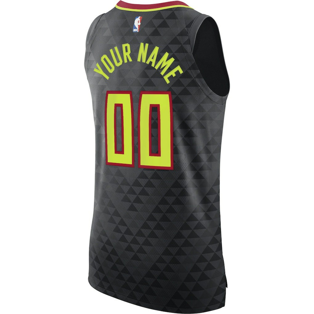 Atlanta Hawks Authentic Custom Jersey Black - Icon Edition | Nike outlet