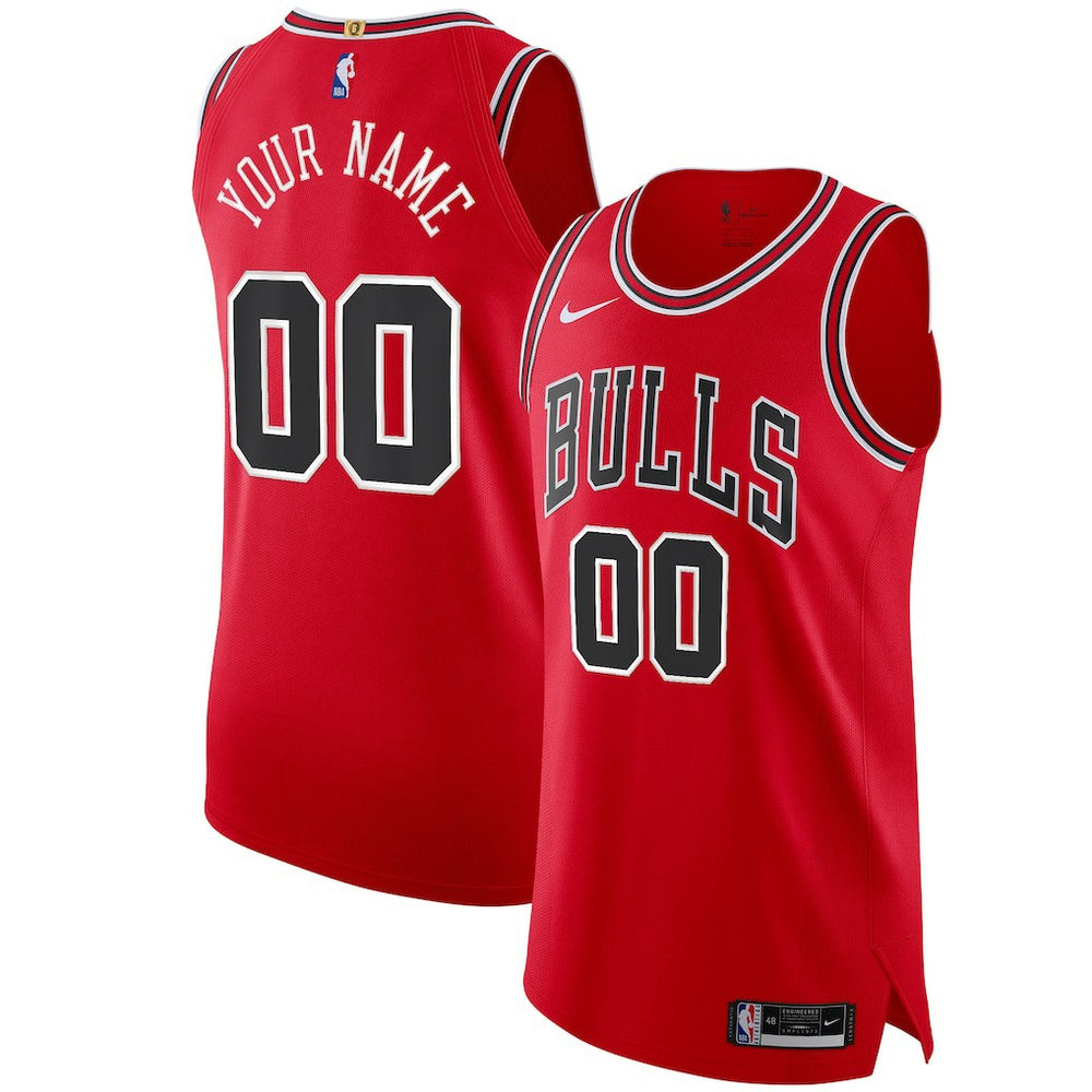 Chicago Bulls Authentic Custom Jersey Red sale - Icon Edition | Nike shop