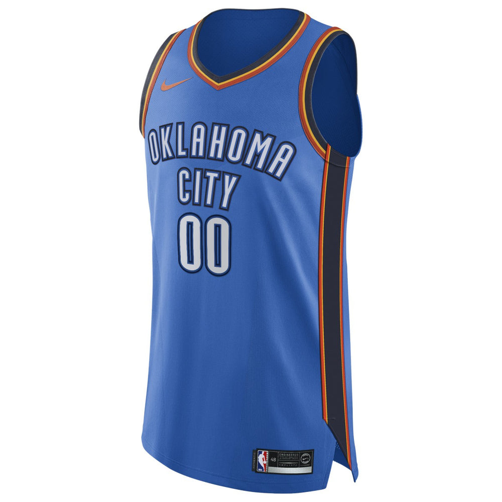 Oklahoma City Thunder Authentic Custom Jersey Blue - Icon Edition | Nike for sale