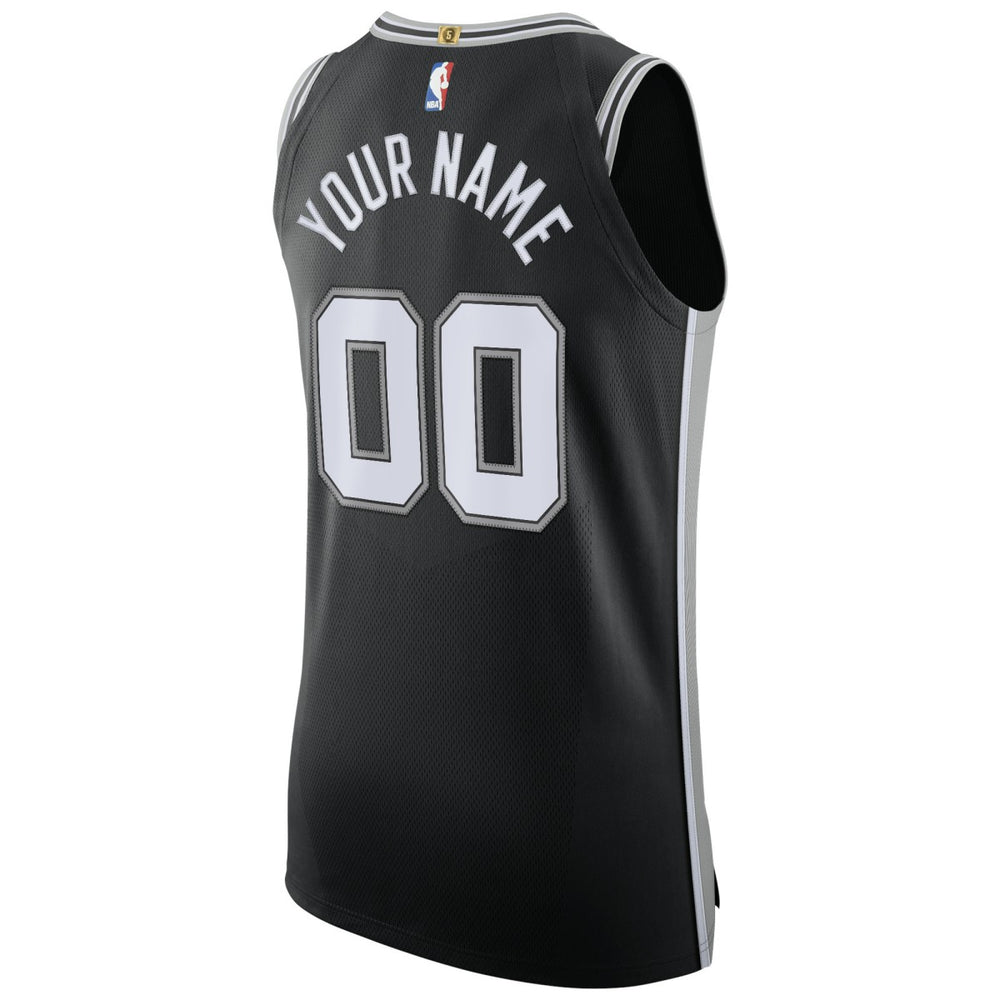 San Antonio Spurs Authentic Custom Jersey Black - Icon Edition | Nike online