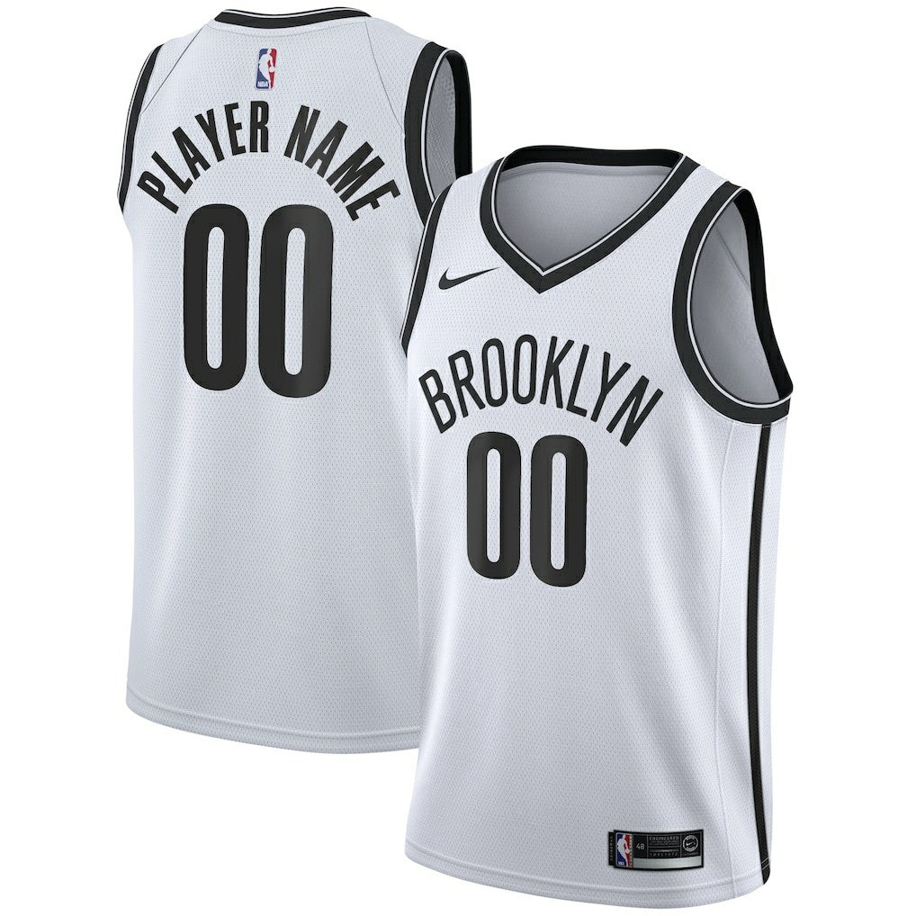 Brooklyn Nets 2020/21 Swingman Custom Jersey - Association Edition - White | Nike sale