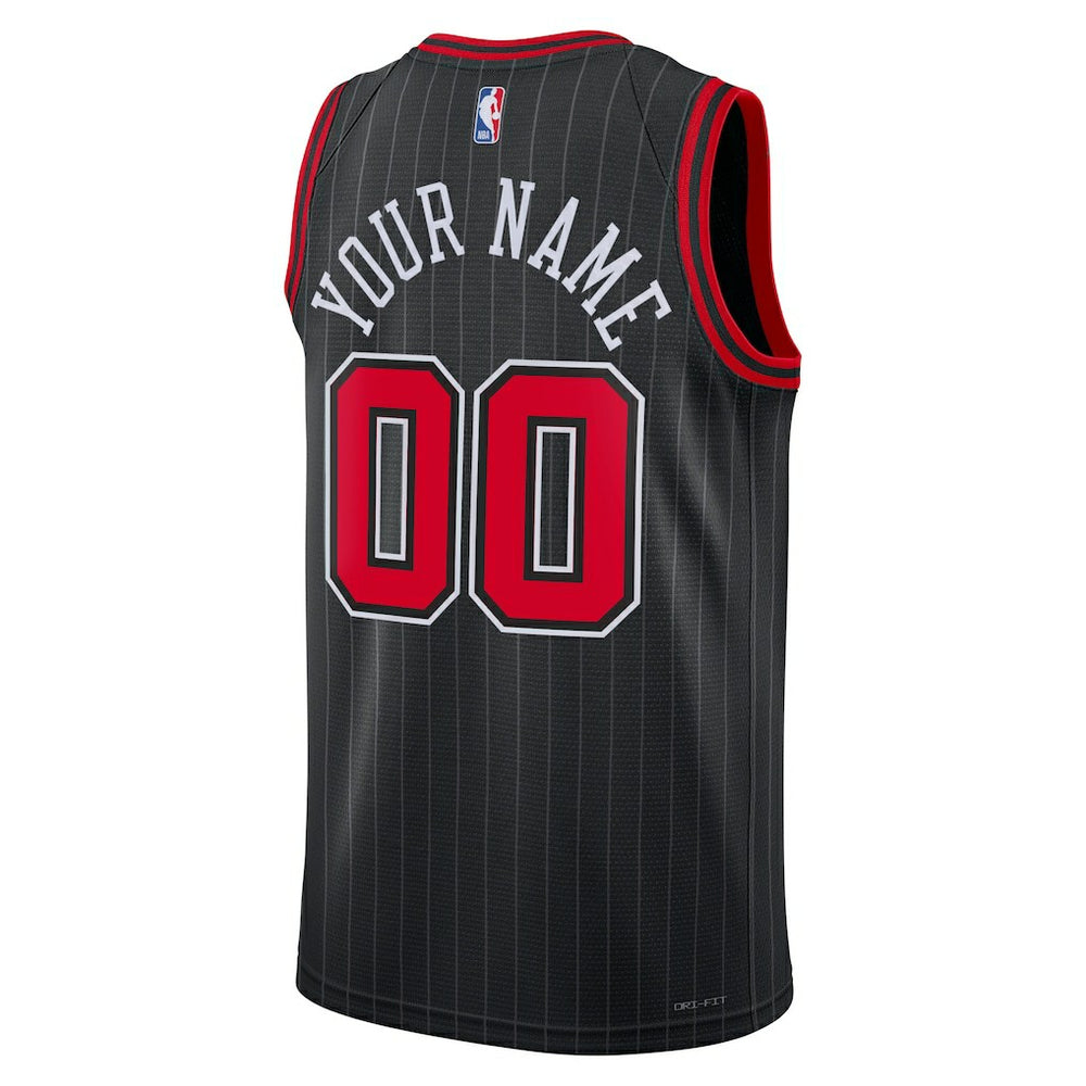 Chicago Bulls Jordan Brand Unisex 2022/23 Swingman Custom Jersey sale - Statement Editi- Black for sale