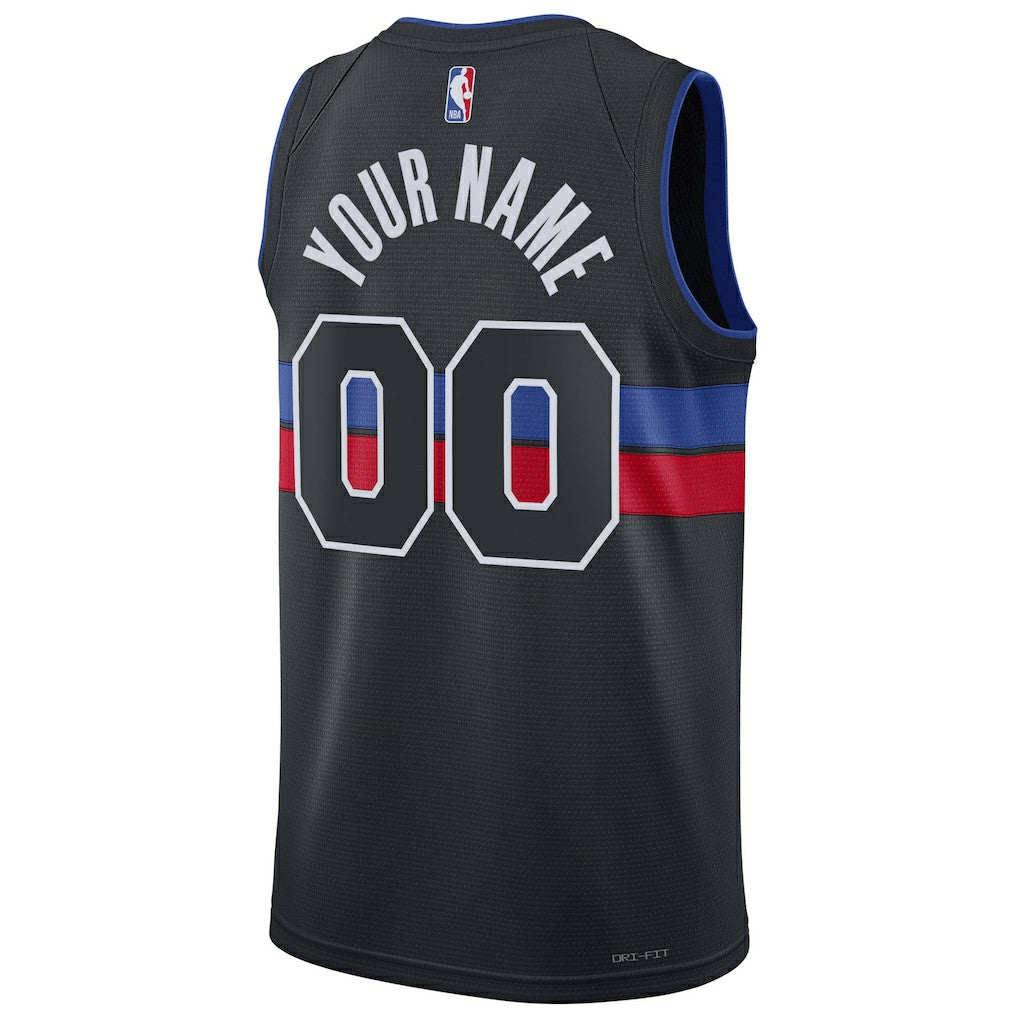 Detroit Pistons Jordan Brand Unisex 2022/23 Swingman Custom Jersey sale - Statement Editi- Blue for sale