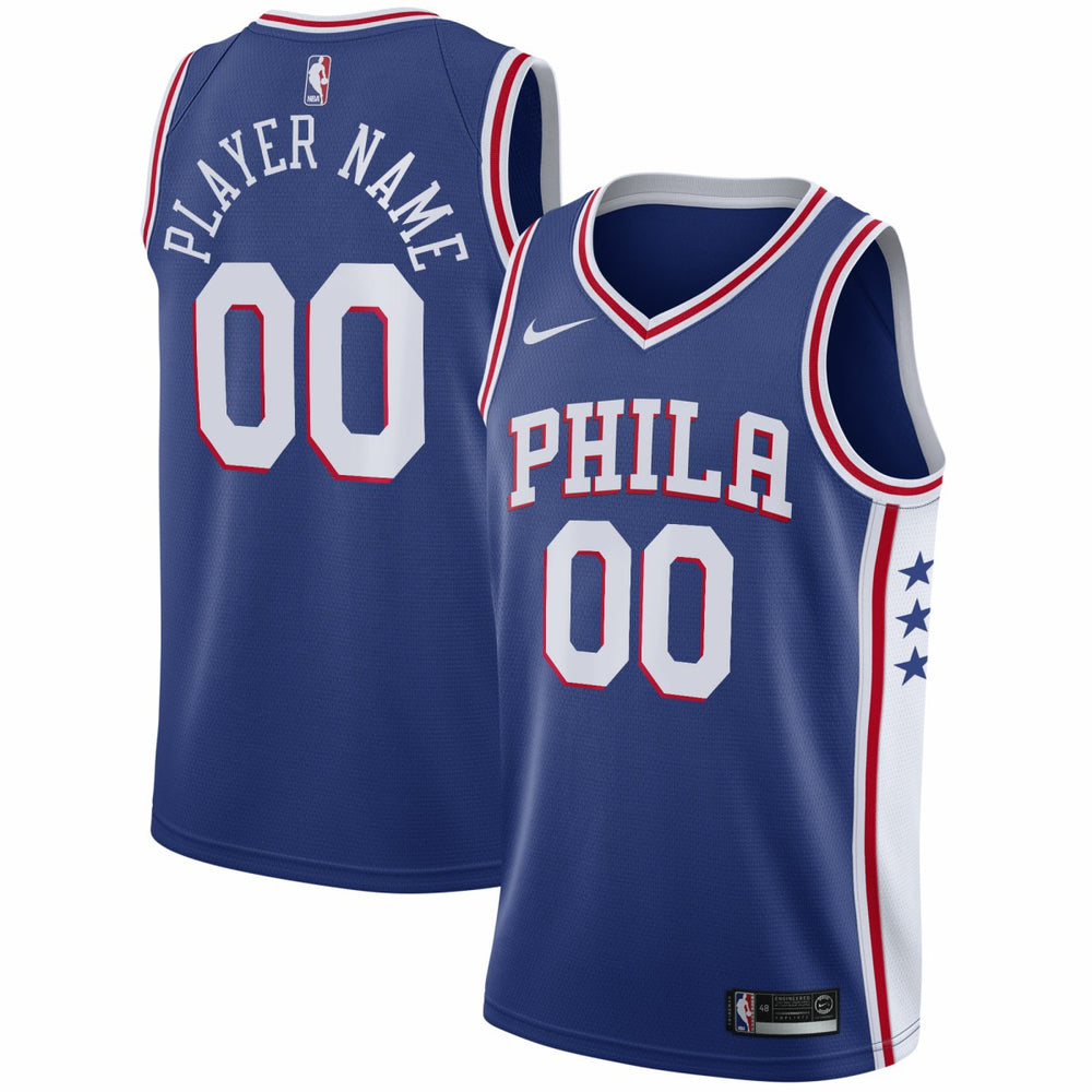 Philadelphia 76ers 2020/21 Swingman Custom Jersey - Icon Edition - Royal | Nike for sale