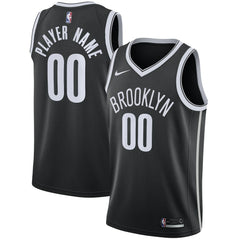 Brooklyn Nets Swingman Custom Jersey Black - Icon Edition | Nike shop