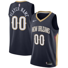 New Orleans Pelicans Swingman Custom Jersey Navy - Icon Edition | Nike outlet