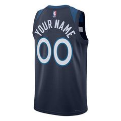 Minnesota Timberwolves Unisex Swingman Custom Jersey Navy - Icon Edition | Nike online