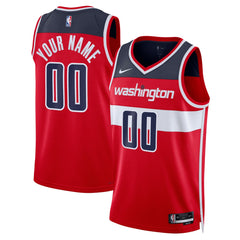 Washington Wizards Unisex Swingman Custom Jersey Red - Icon Edition | Nike on sale