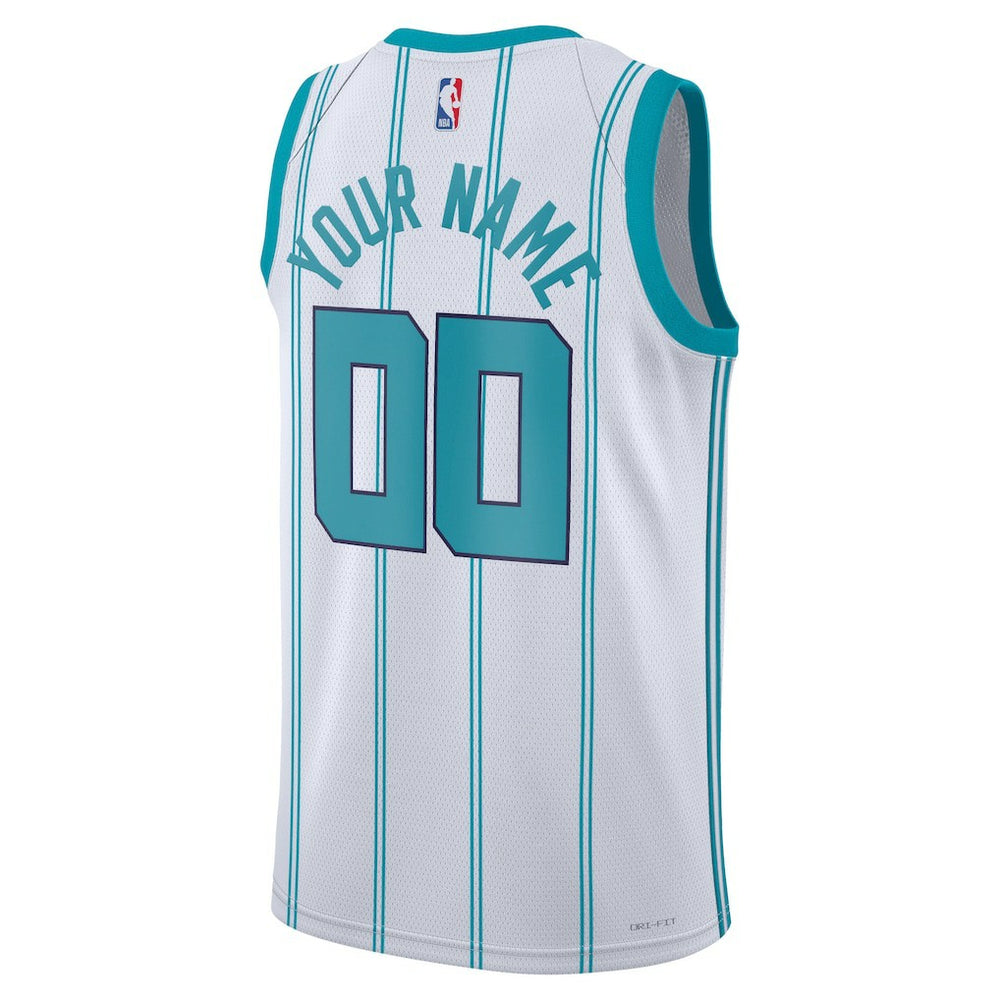 Charlotte Hornets Jordan Brand Unisex Swingman Custom Jersey White - Association Edition on sale