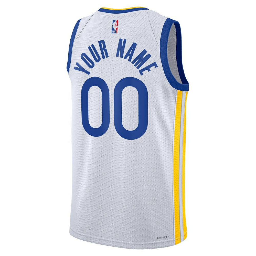 Golden State Warriors Unisex Swingman Custom Jersey White sale - Association Edition | Nike shop