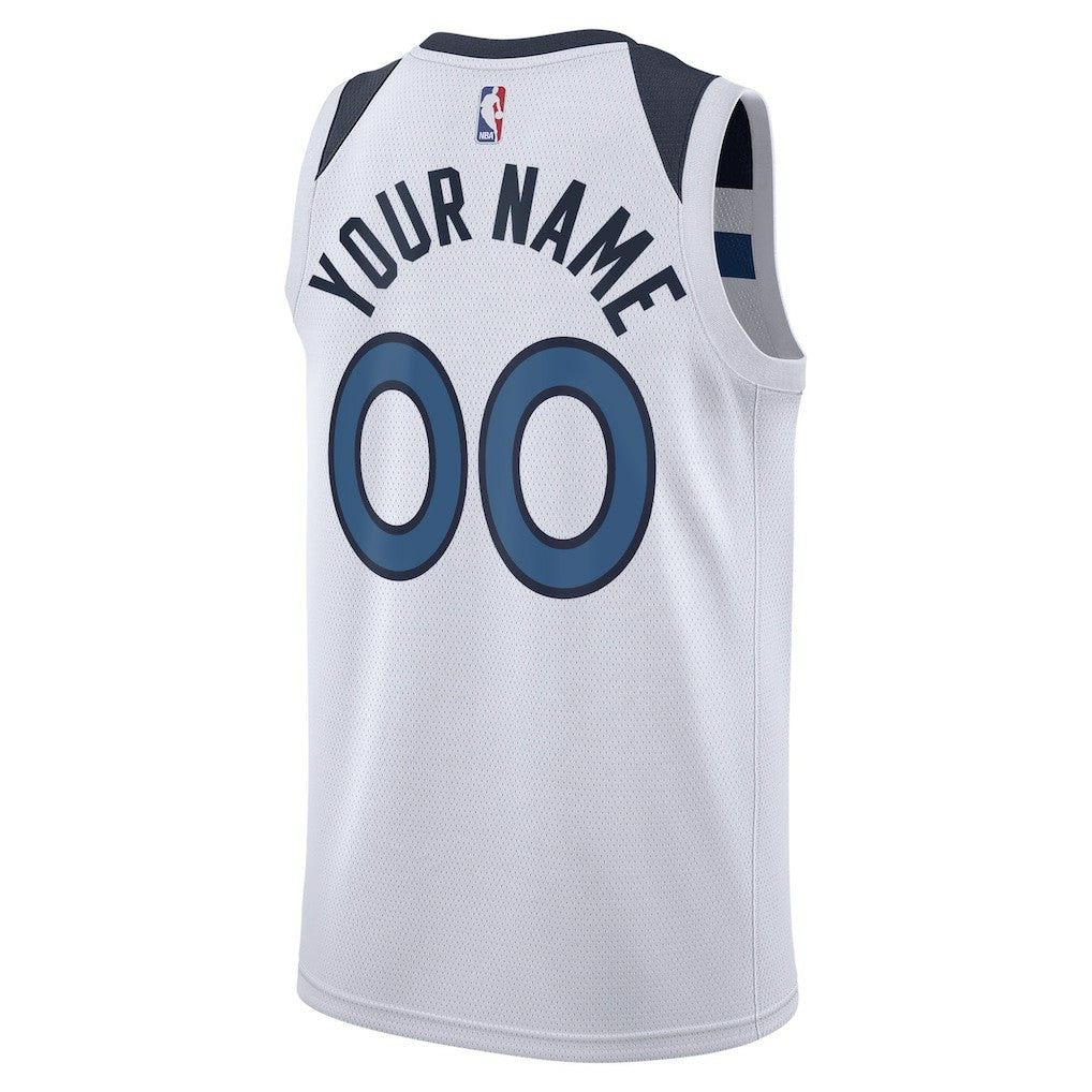 Minnesota Timberwolves Unisex Swingman Custom Jersey White - Association Edition | Nike cheap