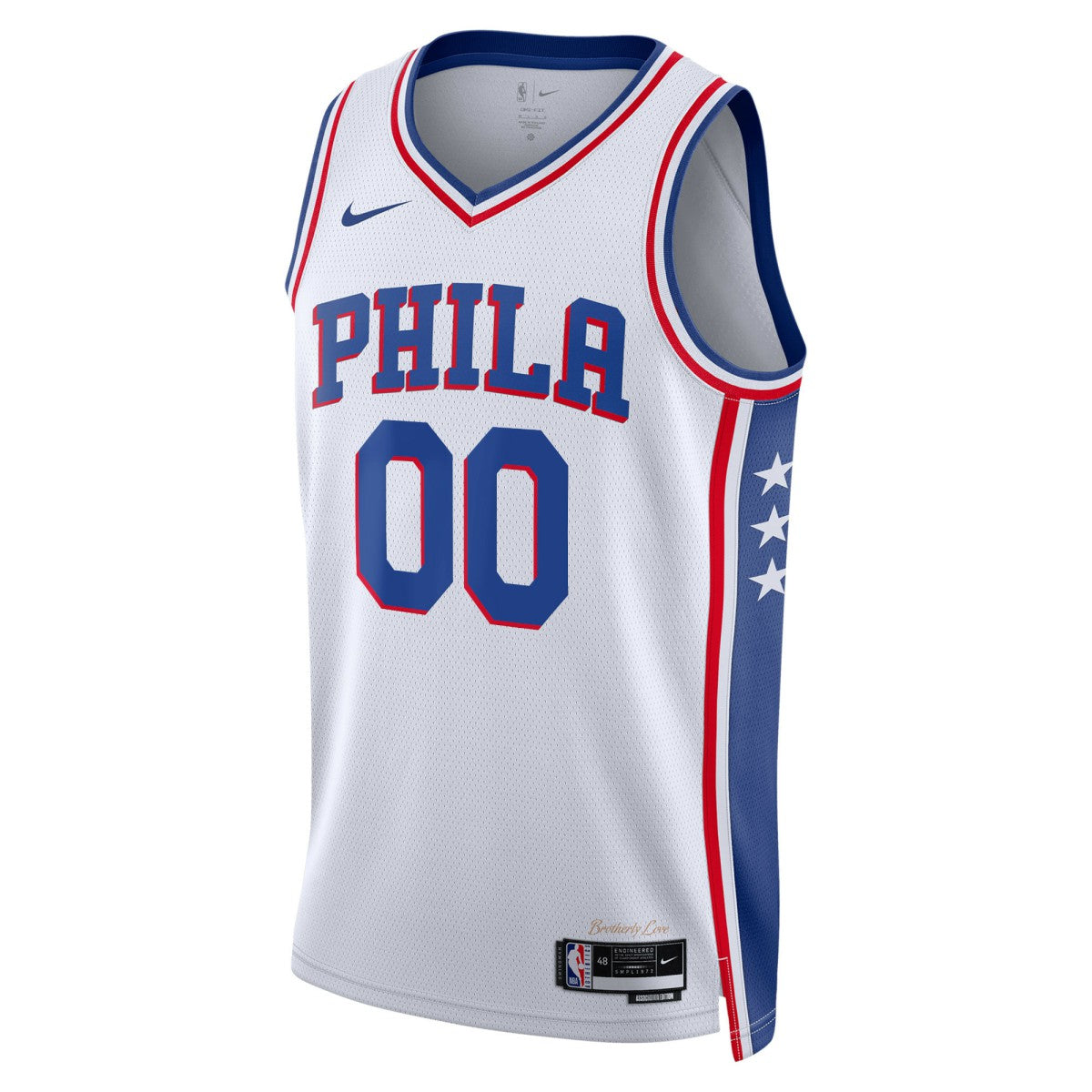 Philadelphia 76ers Unisex 2022/23 Swingman Custom Jersey White - Association Edition | Nike outlet
