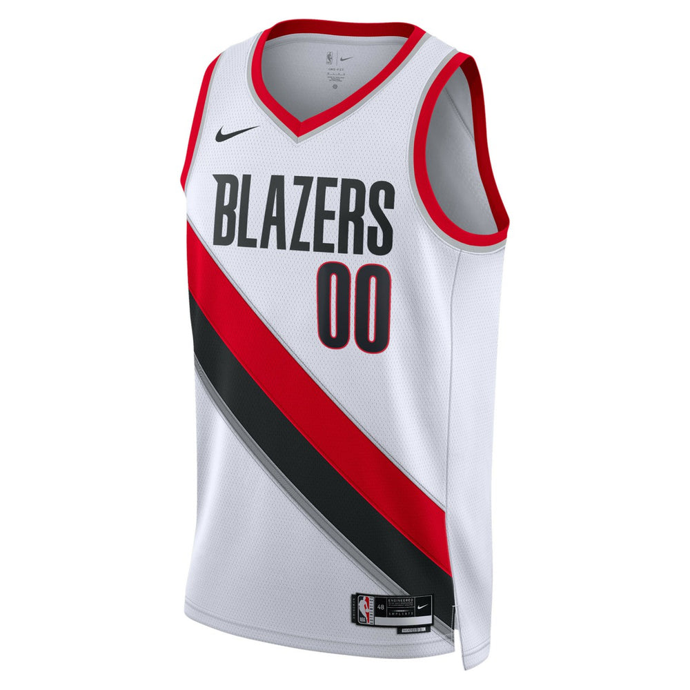 Portland Trail Blazers Unisex Swingman Custom Jersey White - Association Edition | Nike shop