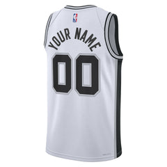San Antonio Spurs Unisex Swingman Custom Jersey White - Association Edition | Nike outlet