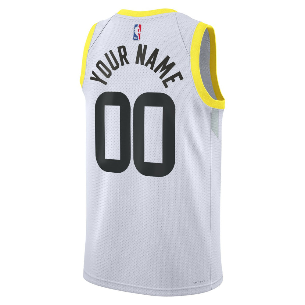 Utah Jazz Unisex Swingman Custom Jersey White - Association Edition | Nike shop
