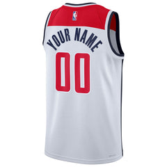 Washington Wizards Unisex Swingman Custom Jersey White - Association Edition | Nike outlet